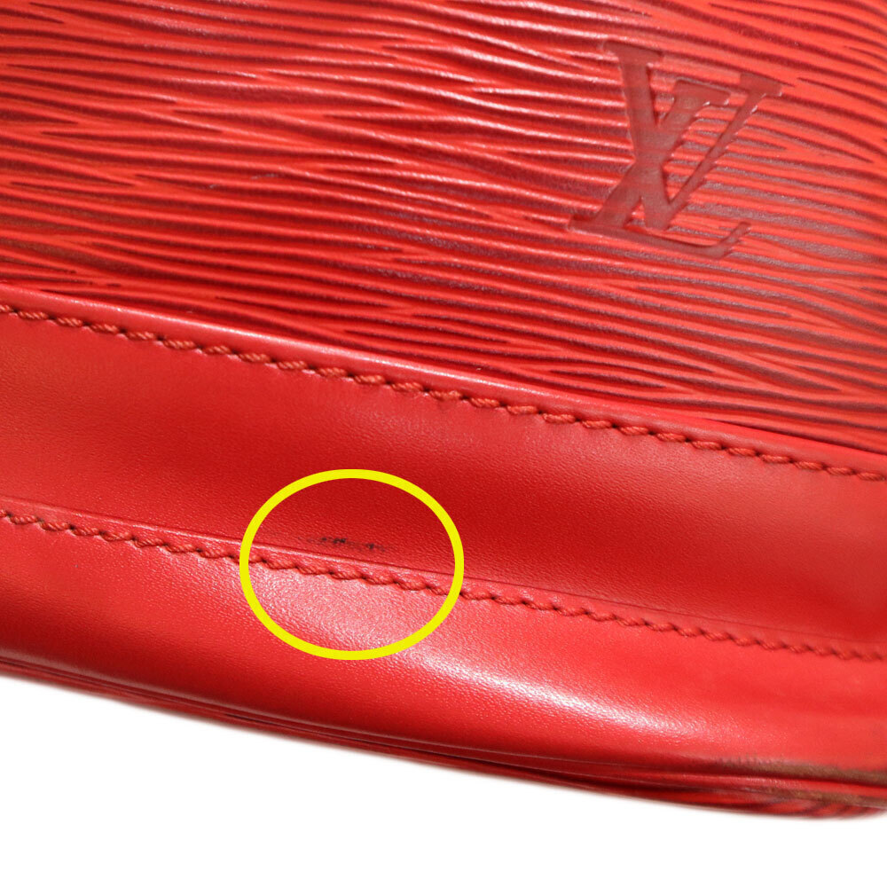 Louis Vuitton Tote Bag Epi Leather Castilian Red